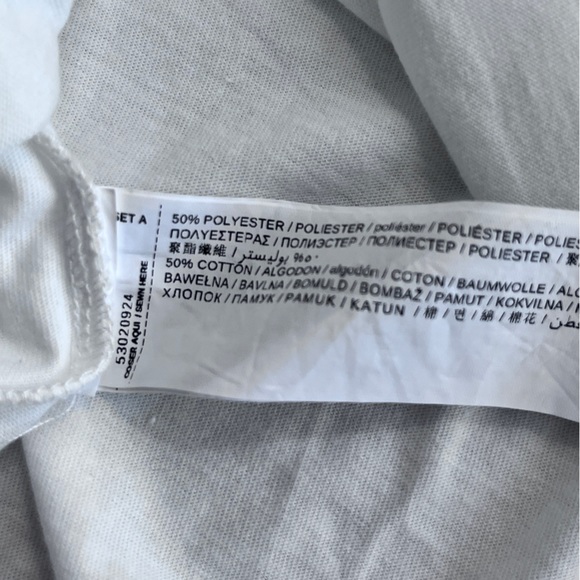 NWT - Mango Women’s Printed Embossed Letters Oversized Short Sleeve Tee - M/L - Picture 8 of 9